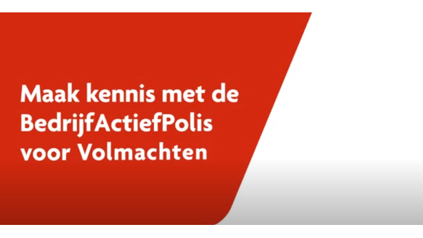 introductievideo volmachten bedrijf actief polis